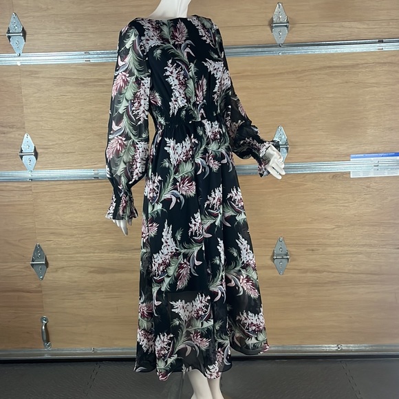 NWOT Mikael Aghal Midi Dress Sz 6 - Picture 13 of 15